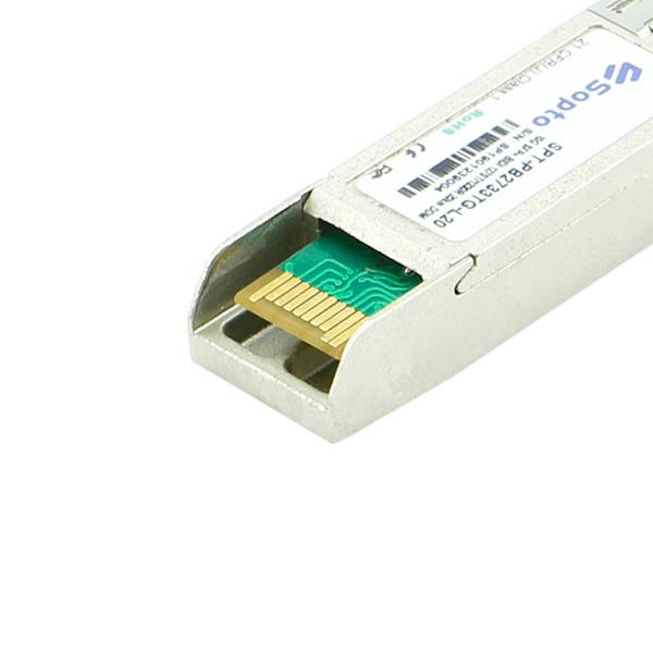 10G BIDI SFP+ Fiber Optic Transceiver Single Mode Built In Digital Diagnostic Functions