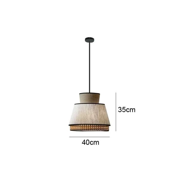Kitchen Hanging Lights Living Room Decor Home Classical Art Cloth Cover Pendant Lights(WH-WP-146)