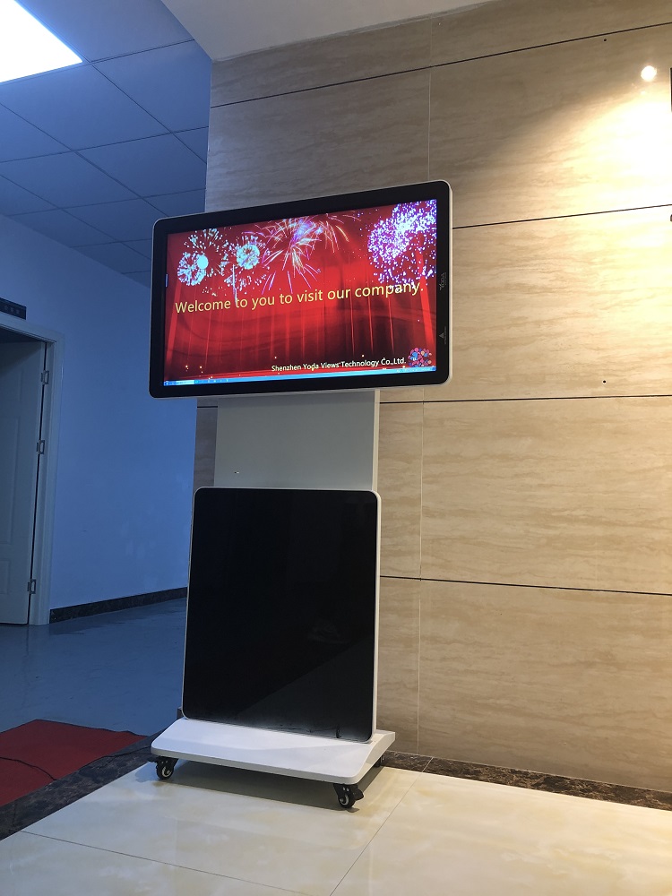 Небольшой размер поворачивает дисплей монитора, пол экрана касания стоя Синьяге цифров