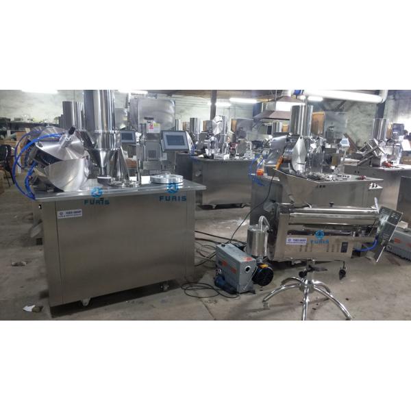 Improved Type Semi-auto Capsule Filling Machine WIth Touch Screen Operation High Precision For Powder Or Pallet
