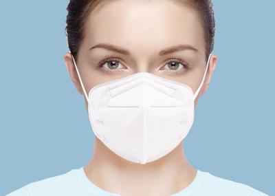 Class II N95 Disposable Face Mask 4 Layer Elastic Ear Clip Nose Foam With Valve