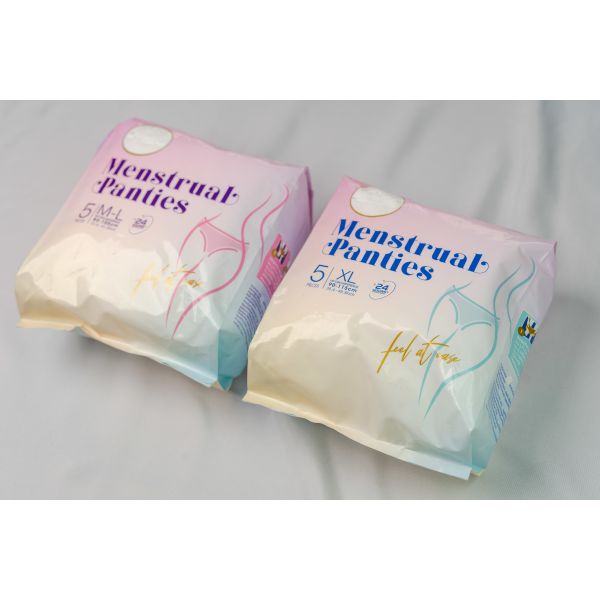 Elastic Waistband Leakproof Overnight Period Underwear Overnight Period Panties Comfortable Breathable Reusable Menstrual Protection