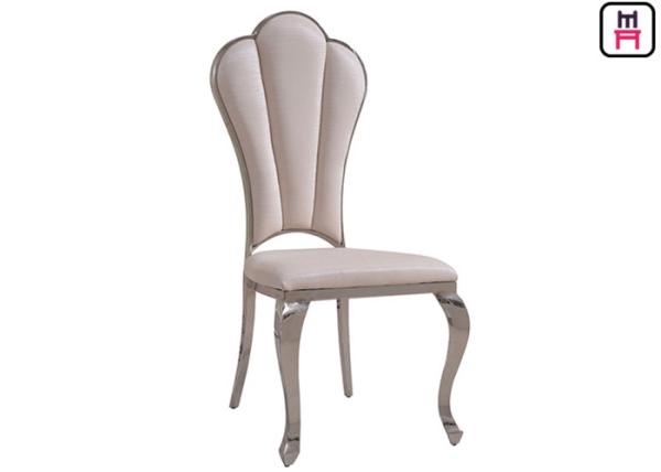 Indoor Vintage Shell Back Chairs With Lines / Buttons / Cross Velvet