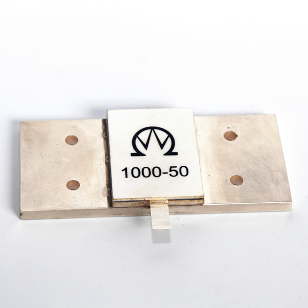 RF Resistor Dummy Load Resistor with -55℃~ +125℃ Operating Temperature 1.2~1.3 Standing Wave Ratio and Copper Nickel Plated Flange Mount