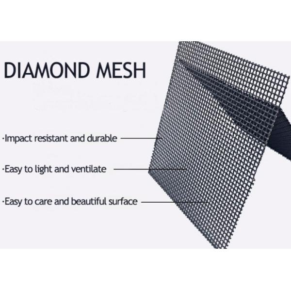 薄い灰色の2m Ss304 Ss316lのステンレス鋼のダイヤモンドの弾丸の証拠を得ることを金網