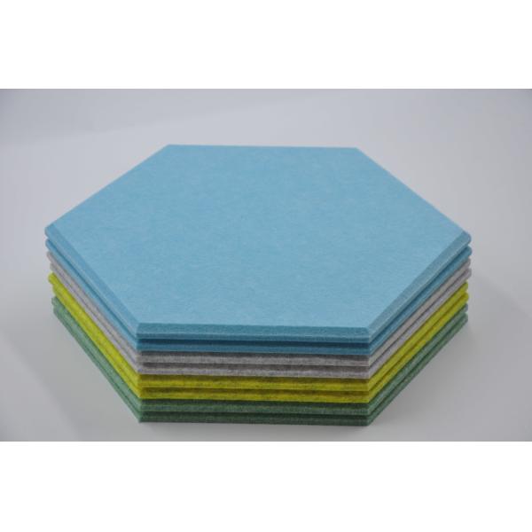 Fireproof Suspended Hexagon Acoustic Panel Soundproof Panels For Office Hotel Apartment