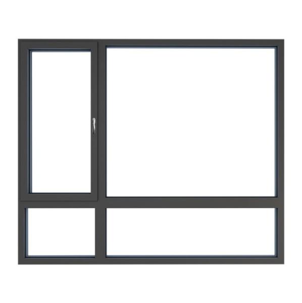 Bedroom Aluminum Windows with Mosquito Mesh Hanging Curtain Type from Window Dealer