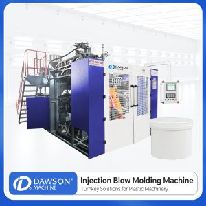 Single Station HDPE Wide Mouth Daily-Use Containers Making Machines Extrusion Blowing Molding Machine