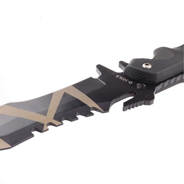 0.09in Foldable Dagger Knife Outdoor Camping Knives 2.3mm