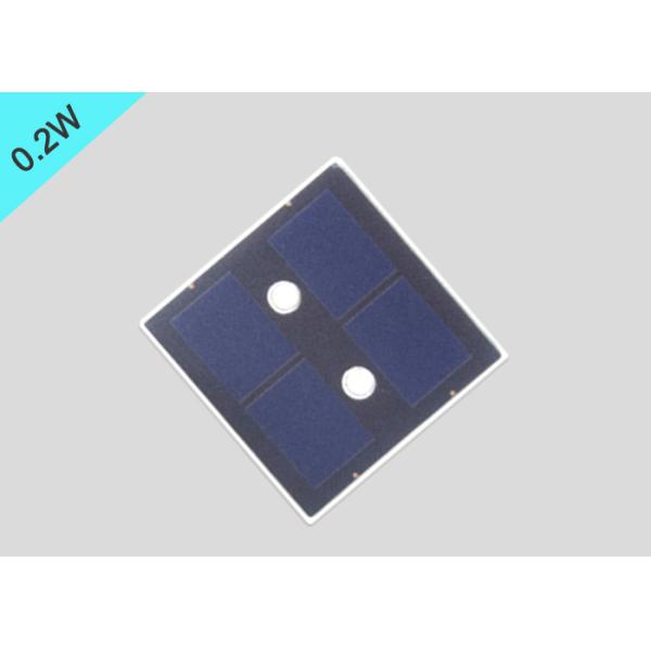 GPS Positioning PET Laminated Solar Panel , 40*40mm Small Waterproof Solar Panels