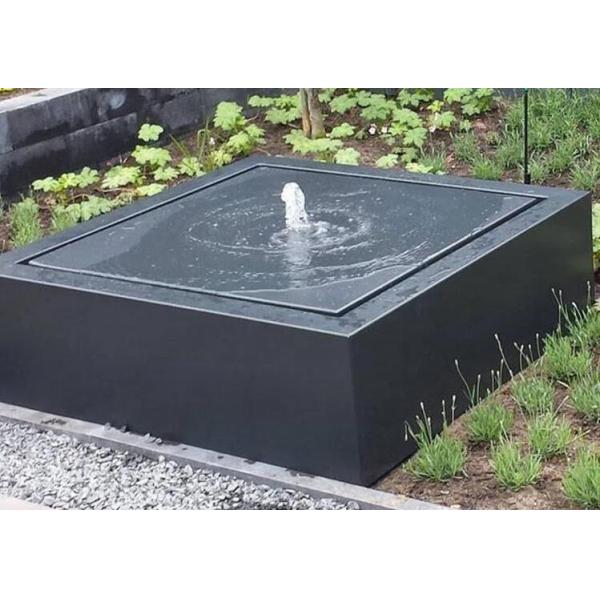 Особенность воды стали углерода черного поверхностного фонтана бассейна на открытом воздухе для сада