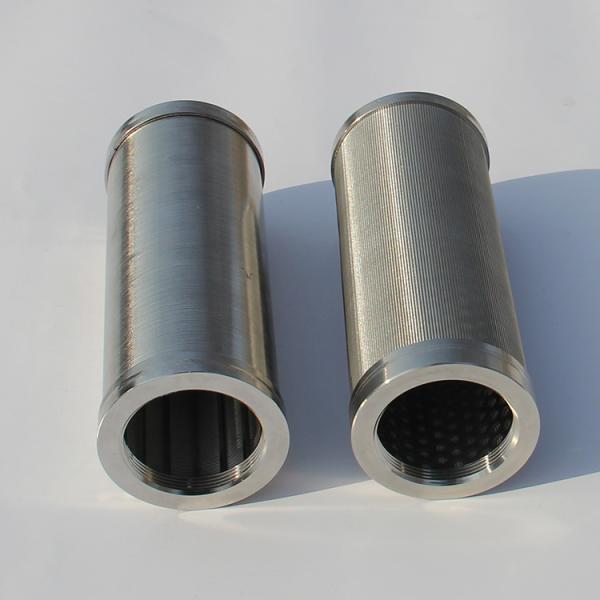 Sus316 Mesh Pleated Filter Cartridges , Pleated Metal Mesh Filter 3-200um