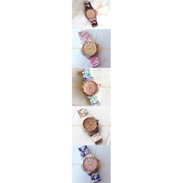 Luxury Branding Watches for Woman Female Dress Watch Geneva Ceramic Watch Rose Wristwatch
