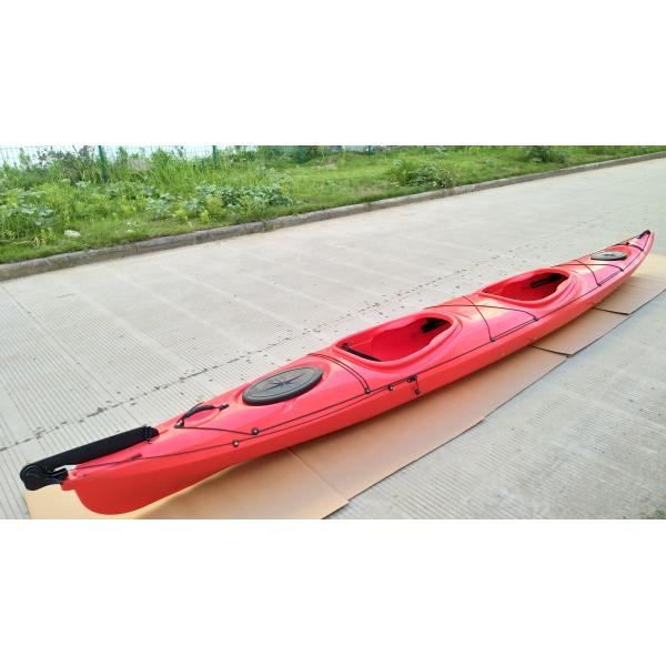 Customized Plastic 2 Person Fishing Kayak Boat With 5.6m Size For Adult