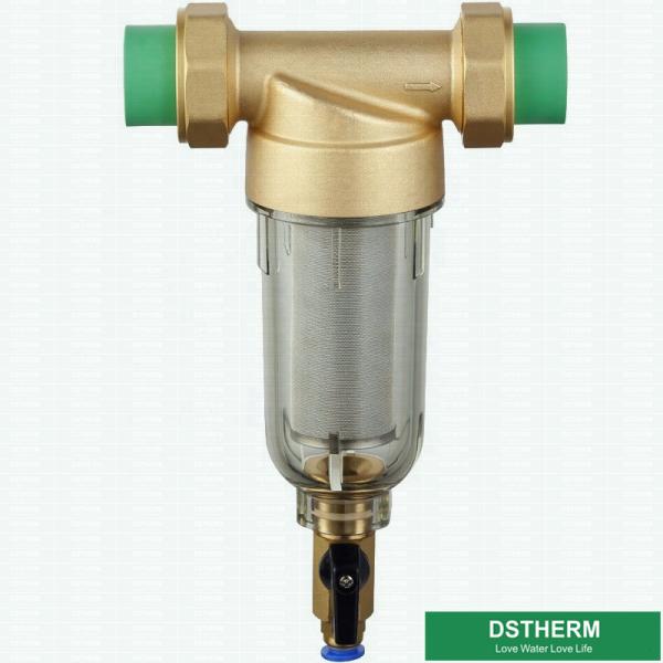 A água de bronze mais pesada personalizada do sedimento do corpo filtra pre a rotação reusável abaixo do filtro para a casa inteira