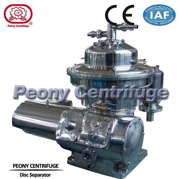 Automatic Part Discharging 2 Phase Dairy / Milk Clarifying Disc Separator For Clarifying Milk