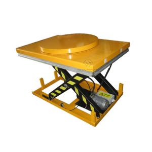 Powered Motorized Rotating Pallet Lift Table 100kg Rotary Round Stage Platform