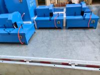 12v 2 Inch Blue Color Hydraulic Hose Cutting Machine Dust Free High Pressure Industrial Cutting Equipment 3kw