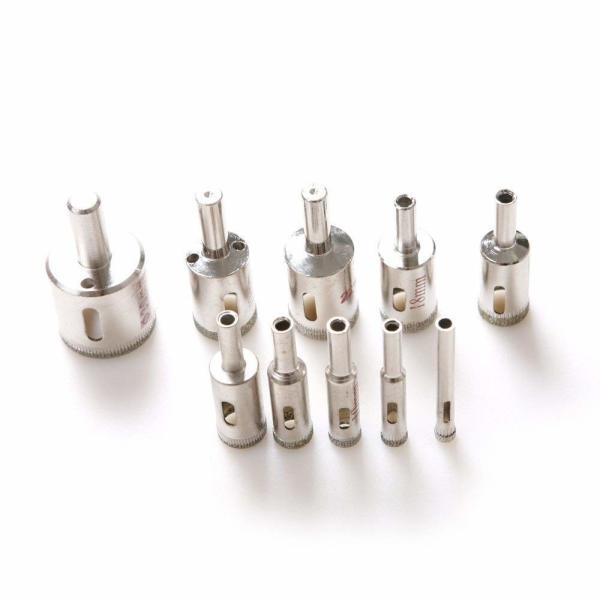 High Carbon Steel Diamond Core Drill Bit , 70mm Total Length Diamond Hole Drill Bit