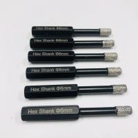 Serra de buraco de azulejo 6 mm Hex Shank Diamond Core Bits para porcelana