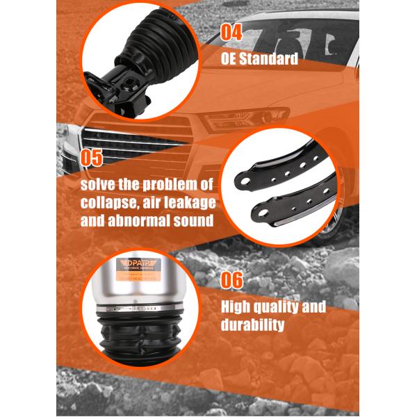 передний правый воздушный амортизатор 43-2064 для Porsche Cayenne Volkswagen Touareg 958 7P