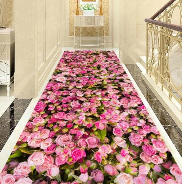 3D Cut-To-Fit Commercial Floor Mat Entry Hallway Aisle Stair Carpet