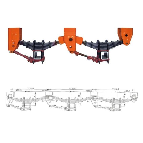 13*3 Mechanical Suspension for trailer