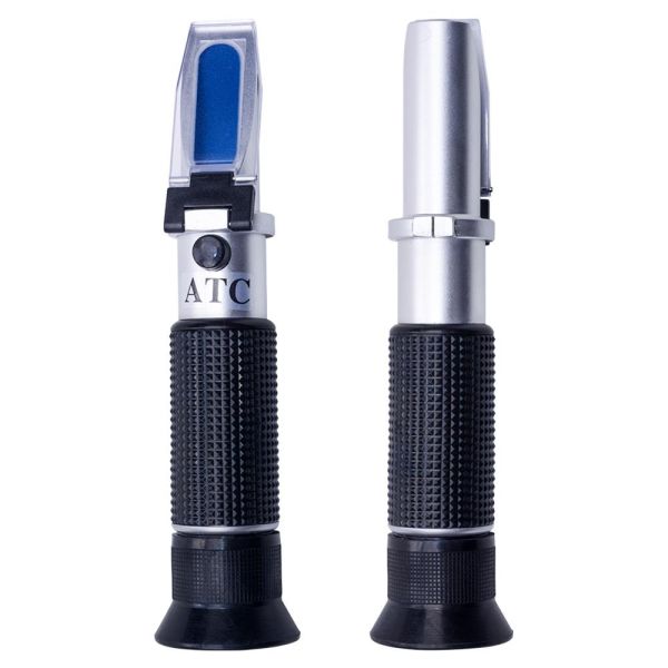 Handheld Brix Refractometer with 0-32% Brix Range and Automatic Temperature Compensation for Beer Wort SG Measurement