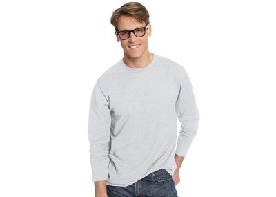 Anti - UV Soft Cotton Men's T - Shirts Crewneck Long Sleeve S - 3XL Size Tee