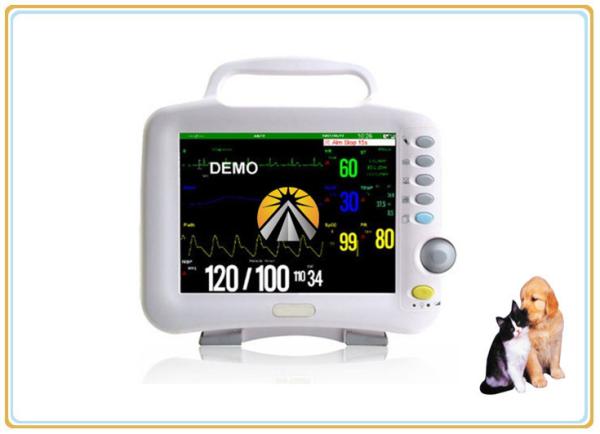 Bedside Veterinary Patient Monitor , 10.4 Inch Screen Veterinary Ecg Monitor