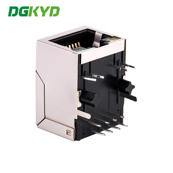 RJ45コネクタ トランスフォーマーなし 100Mbps イーサネットポート,ライトとシールド DGKYD111B035AB2A1D
