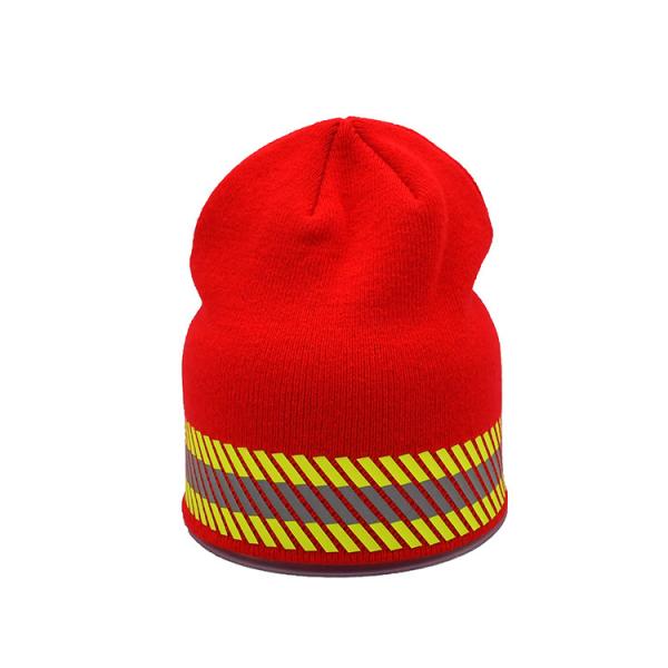 Logotipo personalizado de alta qualidade Acrílico Skully Beanie Inverno Unisex Peixeiro Chapéu Tricotado