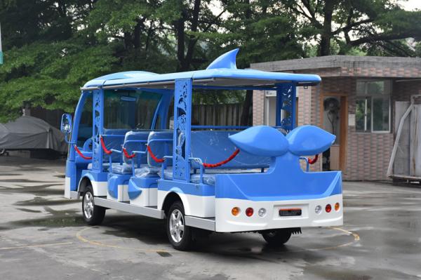 Dolphin Style Design 14 Seater Electric Mini Tourist Bus for Sightseeing