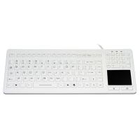 Clavier médical anti-virus avec pavé tactile intégré complètement scellé IP68 nettoyable