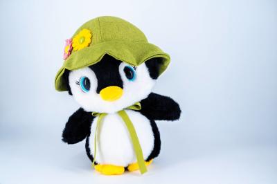 Plush Fabric Soft Plush Toys Animal Stuffed Penguin With Hat For Girlfriend Best Gift