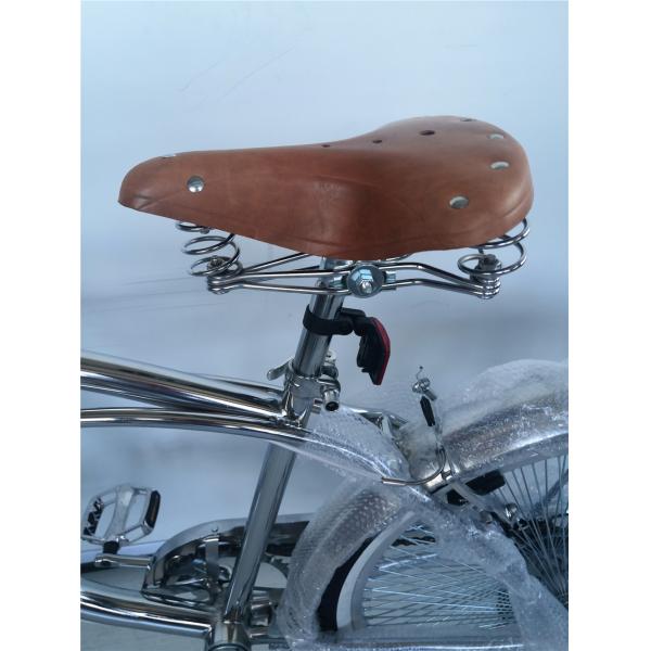160kg Load Capacity Shimano Grip 26 Lowrider Complete Chrome Bike for Your