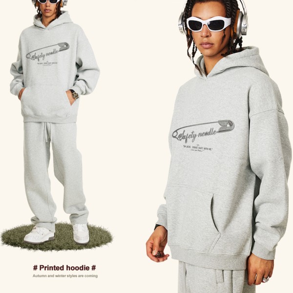 Custom Logo Hoodie with Multiple Fabric & Color Options | Low MOQ Wholesale Sweatshirt