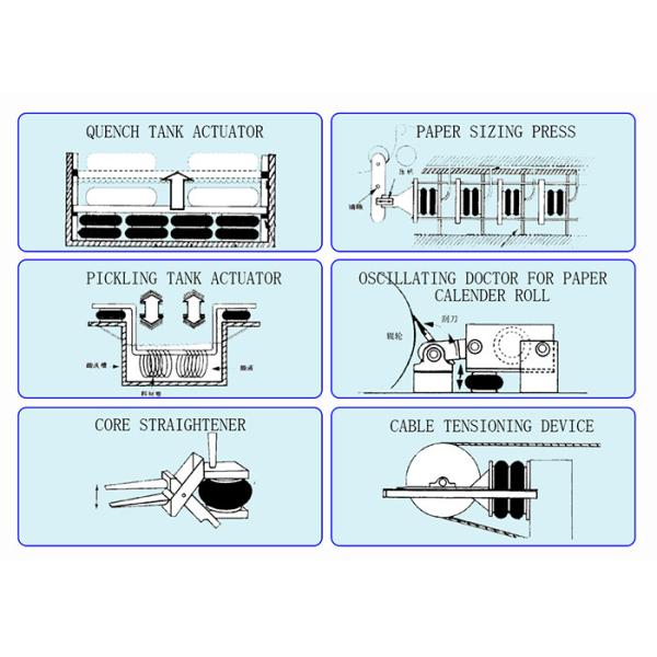 Amortiguación de aire con resorte enrollada doble 504 del FD 200-19 para los actuadores temporarios que cosen las máquinas