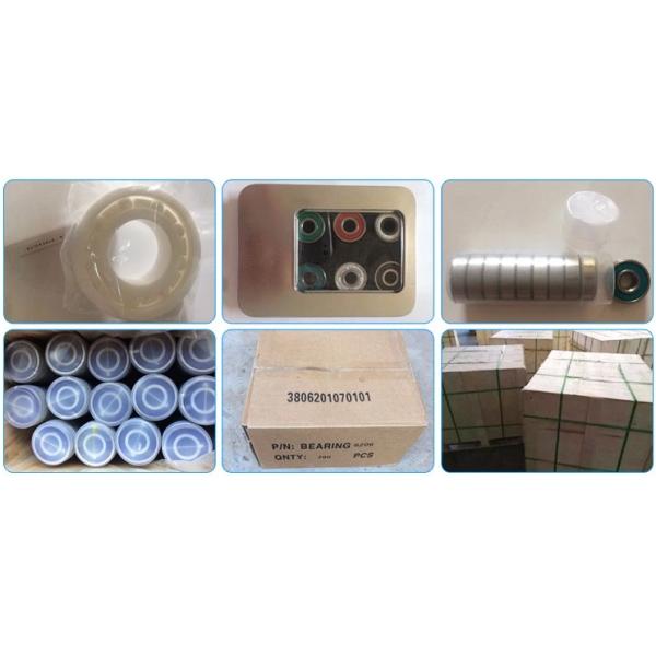 Rodamiento de rodillos profundo de cerámica del surco de los rodamientos profundos completos del surco ZrO2