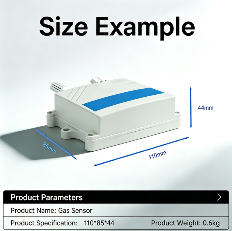 Professional Environmental Sensor RS485 Nitrogen Dioxide Gas Detection Sensor 0.1ppm NO2 Transmitter