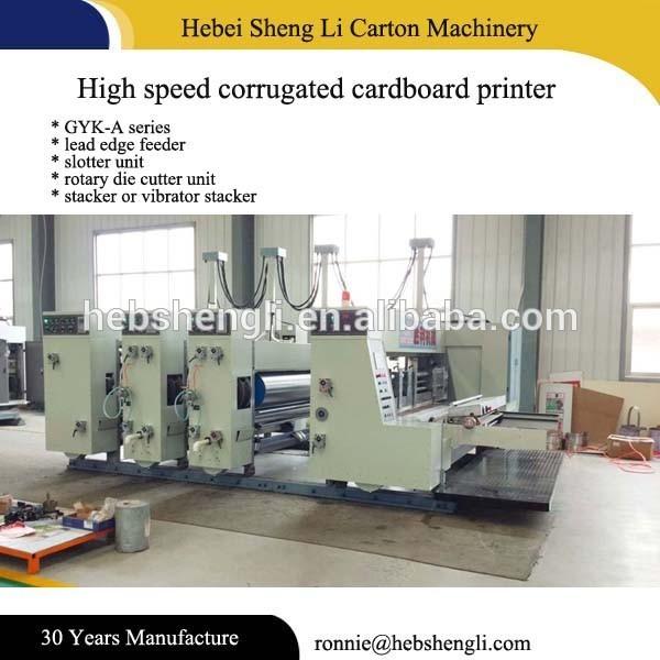 2-6 Colors Printing Cardboard Box Making Machine