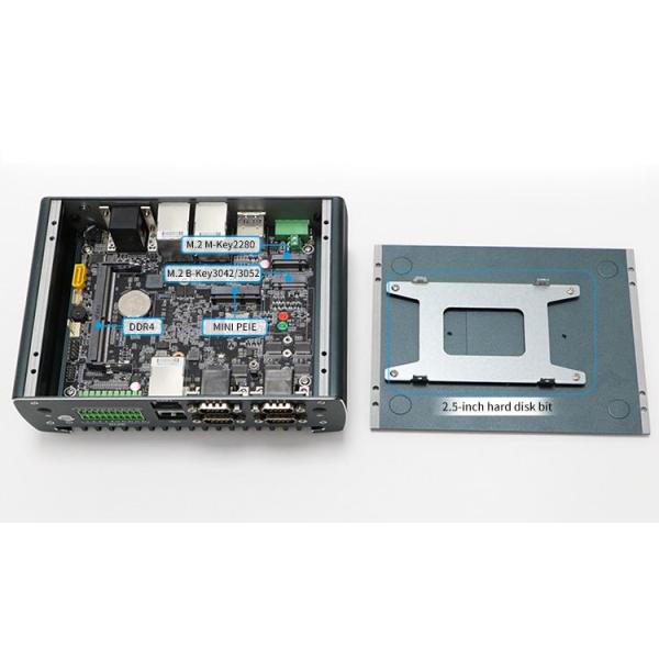 IBOX-1226 J6412 Промышленный мини-компьютер без вентилятора с 32 ГБ оперативной памяти и 12 В постоянного тока