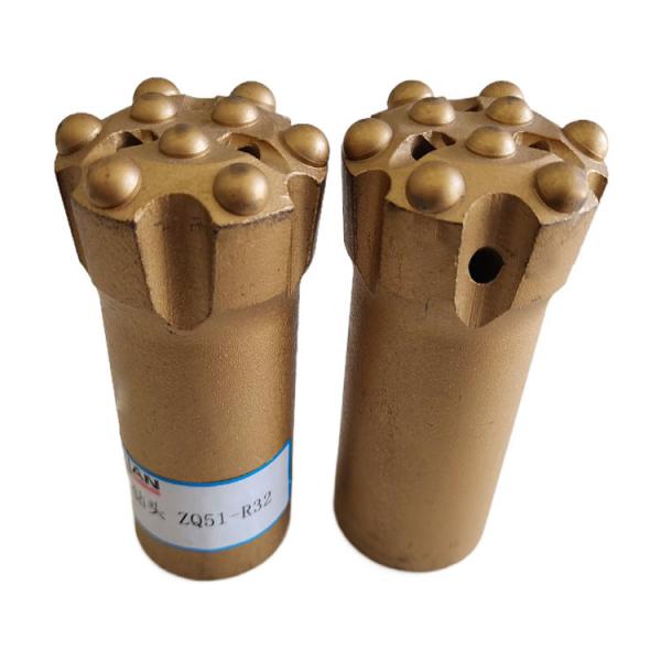 R32 51mm Tungsten Carbide Threaded Button Bits Bolting Drifting