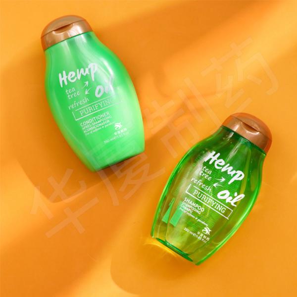 Private Label Hemp Oil Tea Tree Oil Purifying Shampoo For Oily Scalp