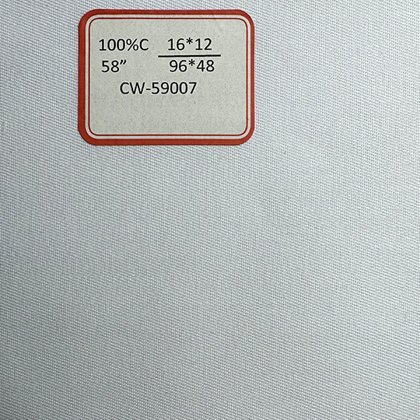 1612 9648 Cotton Fabric 3/1 Pure 300GSM Bleached Cotton Cloth