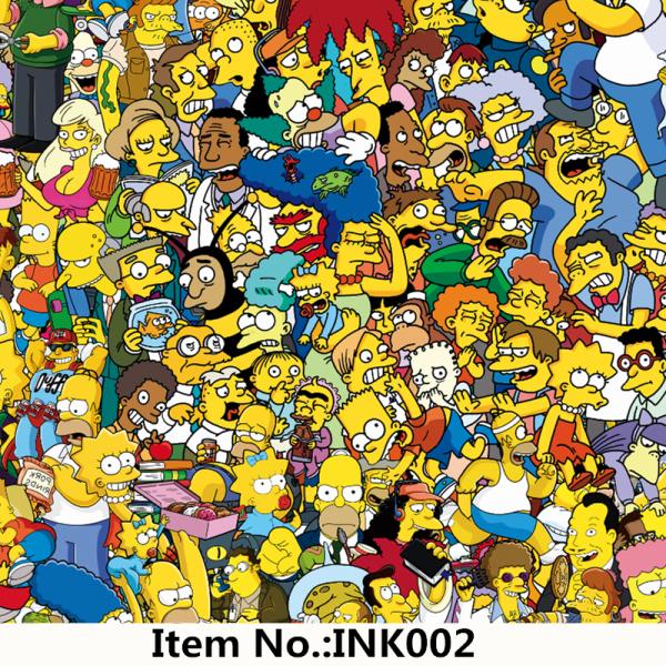 Super Mario Plumber Simpson Families Water Transfer Printing Film