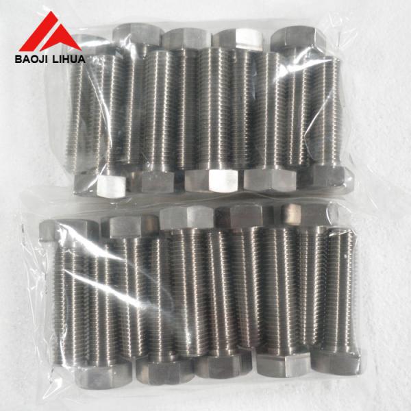 Gr2 Gr5 Titanium Bolts Nuts , M8 M10 M12 Anodizing Titanium Hex Head Bolts