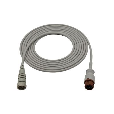 Mindray T5 Invasive Blood Pressure Cable , HP IBP Cable 4mm Diameter