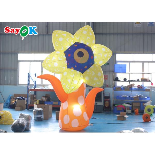 3m Inflatable Sunflower For Weekend Crazy Party Wedding Decoration