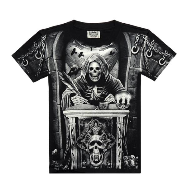 Illusion Art 3d Men Sublimation Printing T Shirts For Boy Quick Dry